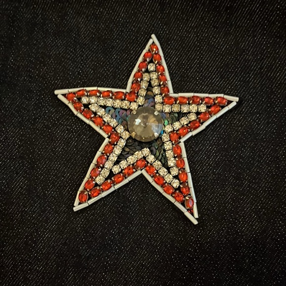 Womens Authentic Iceberg Jeans - embroidered design waist 27 inch NWT - Picture 2 of 11